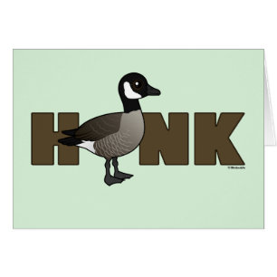 HONK Funny Canada Goose Carte de voeux