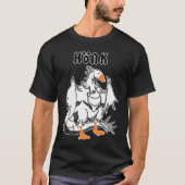 HONK Goose Dragon Metal Medieval Fantasy Magical C T-shirt (Voorkant)