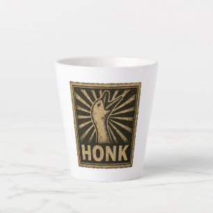 Honk Goose Funny Duck Chicken Meme Latte Mok