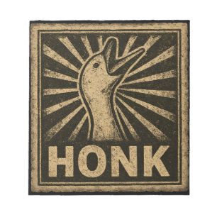 Honk Goose Funny Duck Chicken Meme Notitieblok