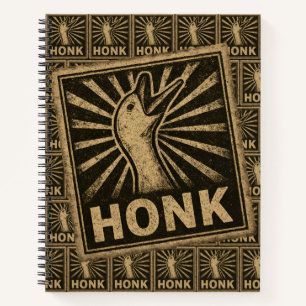 Honk Goose Funny Duck Chicken Meme Notitieboek