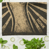 Honk Goose Funny Duck Chicken Meme Theedoek (Gevouwen)