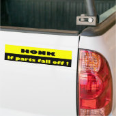 Honk ! grappig grappig bumpersticker (Op Truck)