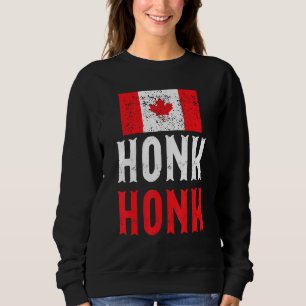 Honk Honk Canadian Truckers Rule Canada Funny Vint Trui