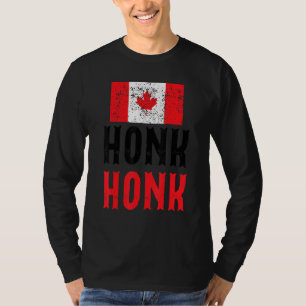 Honk Honk Canadian Truckers Rule Canada T-shirt