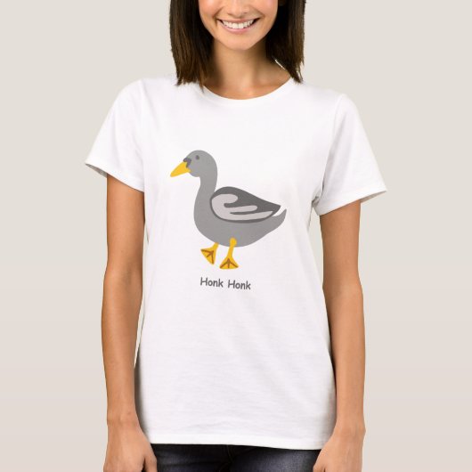 Honk. Honk. Goose T-shirt (Voorkant)