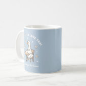 Honk If You Love Tea Cute Goose Mug (Devant gauche)