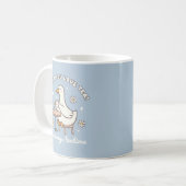Honk If You Love Tea Cute Goose Mug (Devant gauche)