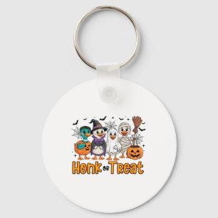 Honk of Behandel Grappige Gans Halloween Kostuum S Sleutelhanger