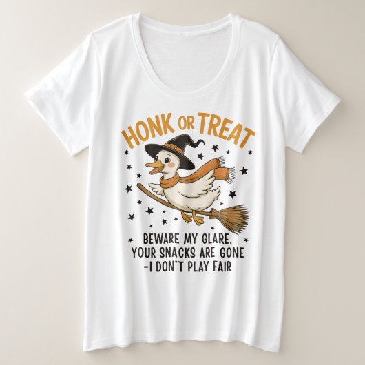 Honk or Treat Funny Halloween Goose (Design devant)