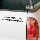 Honk van je Honking Honker Bumpersticker (Op Truck)