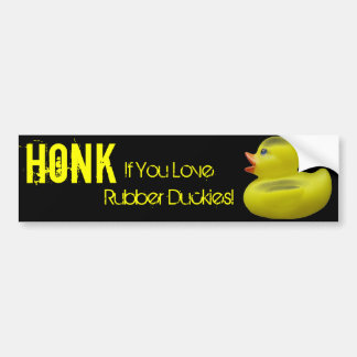Honk voor de Bumpersticker van Duckies