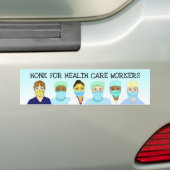 Honk voor gezondheidswerkers bumpersticker (Op auto)