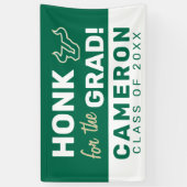 Honk voor het USF-Afstudeerder Spandoek (Verticaal)