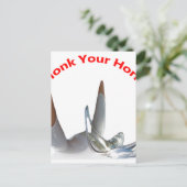 Honk Your Horn Briefkaart (Staand voorkant)