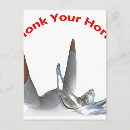 Honk Your Horn Briefkaart (Voorkant)