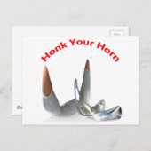 Honk Your Horn Briefkaart (Voorkant / Achterkant)