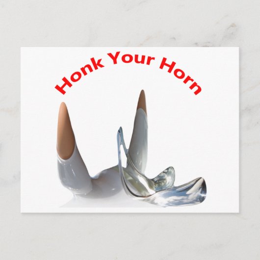 Honk Your Horn Briefkaart (Voorkant)