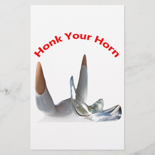 Honk Your Horn Briefpapier (Voorkant)
