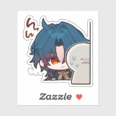 Honkai Star Rail Chibi Blade Creeping Sticker (Vel)