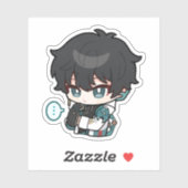 Honkai Star Rail Chibi Dan Heng Sticker (Feuille)