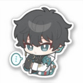 Honkai Star Rail Chibi Dan Heng Sticker (Devant)