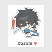Honkai Star Rail Chibi Dan Heng Sticker Surprise (Feuille)