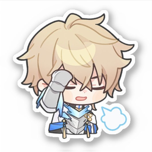 Honkai Star Rail Chibi Gepard Sticker (Voorkant)