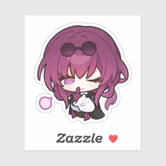 Honkai Star Rail Chibi Kafka Shhh Sticker (Vel)