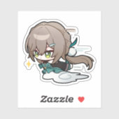 Honkai Star Rail Chibi Qingque Sticker (Vel)