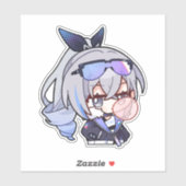 Honkai Star Rail Chibi Zilveren Wolf Sticker (Vel)