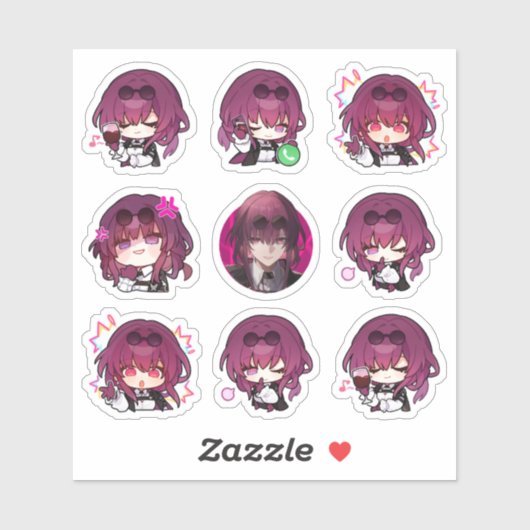 Honkai Star Rail : Stickers HSR Kafka (Feuille)