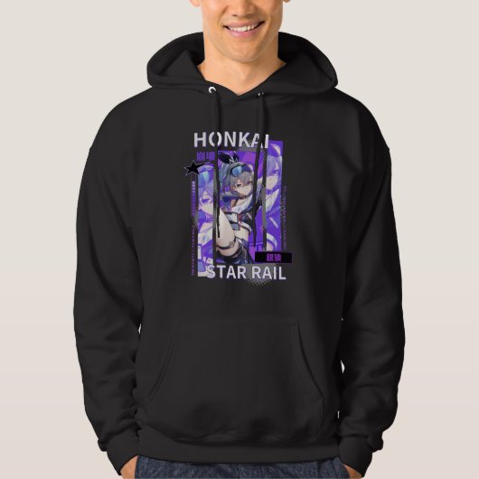 Honkai Star Rail Zilveren Wolf Hoodie (Voorkant)