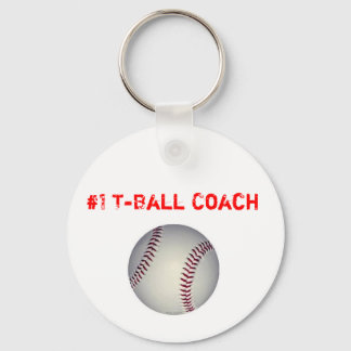 honkbal, #1 T-Ball coach Sleutelhanger