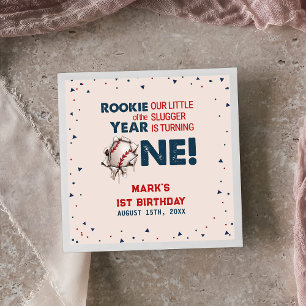 Honkbal 1e Verjaardag Party Servetten