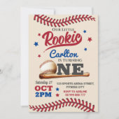 Honkbal 1e verjaardag uitnodiging (Voorkant)