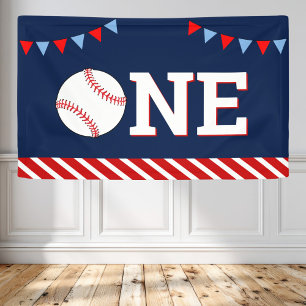 Honkbal 1e verjaardagsfeestje spandoek