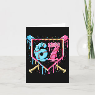 Honkbal 67 Ijs Drip Grappig Zes Zeven Meme Bo Kaart