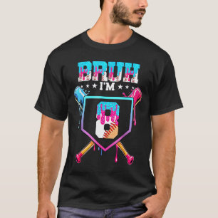Honkbal 8 Jaar Oude Ijs Drip 8e Verjaardag Bo T-shirt