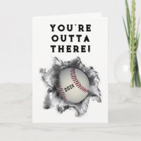 Honkbal Afstudeerkaarten