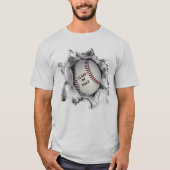 Honkbal Afstuderen Gift T-shirt (Voorkant)
