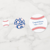 Honkbal Baby shower Little Slugger Confetti (Voorkanten)