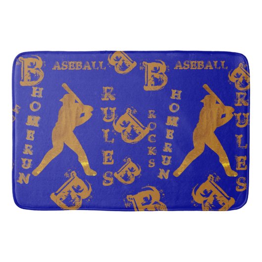 Honkbal Badmat (Voorkant)