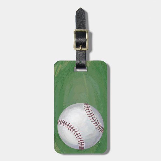 Honkbal Bagagelabel (Voorkant verticaal)