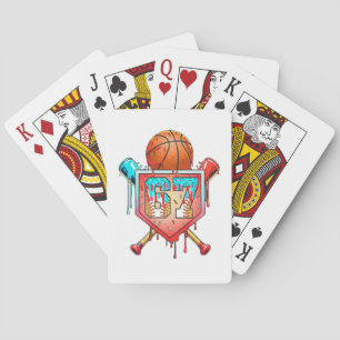 Honkbal Basketbal Jersey Nummer 67 Drip Sport Pokerkaarten