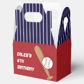 Honkbal & Bat Kids Verjaardagsfeestje Favor Boxes Bedankdoosjes (Geopend)