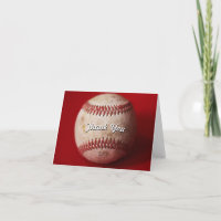 Honkbal Bedankt Opmerking Kaarten | Sport Kaarten