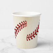 honkbal Birthday Paper Cup Papieren Bekers (Rechts)
