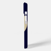 Honkbal, Blauw, Naam Case-Mate iPhone Case (Achterkant / Links)