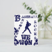 Honkbal Briefkaart (Staand voorkant)